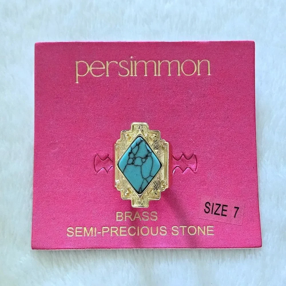 Persimmon Turquoise🩵 Statement Ring💍 - NWT